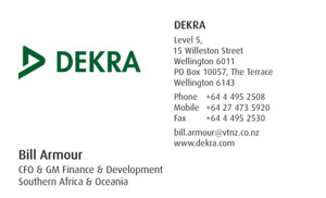 Dekra: Bill Armour