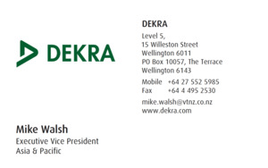 Dekra: Mike Walsh