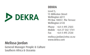 Dekra: Melissa Jordan