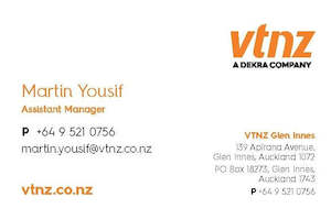 Martin Yousif 85 x 55mm