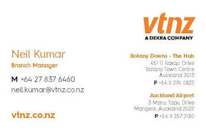 2 Station Manager: Neil Kumar 85 x 55mm