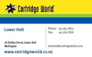 Cartridge World Business Cards Lower Hutt