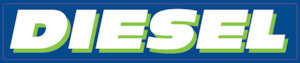 Value Motors Stickers: Feature Sticker Blue - Diesel