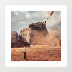 Art Print: 'Desert feather duster' Art Print by Vertigo Artography