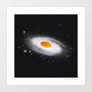 Space: 'Cosmic egg' Art Print by Vertigo Artography