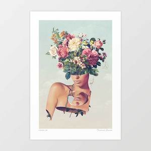 Mask: 'Flower-ism' Art Print by Vertigo Artography