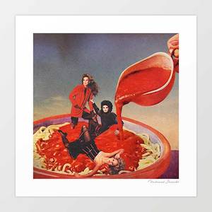 'Mamma Mia!' Art Print by Vertigo Artography