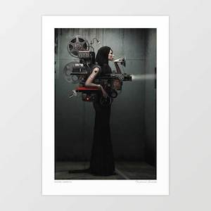 Fashion: 'Madame Cinematic' Art Print by Vertigo Artography