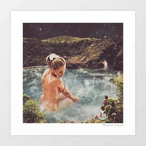 Fashion: 'The Spa' Art Print by Vertigo Artography