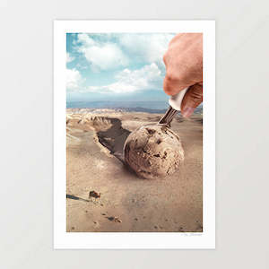 ‘Espresso Mirage' Art Print by Vertigo Artography
