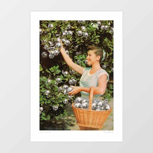 New Zealand: ‘Disco Ball Grove’ Art Print by Vertigo Artography