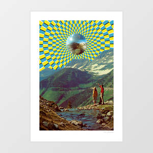 'Peak Disco Boogie v2' Art Print by Vertigo Artography | Psychedelic D&hellip;