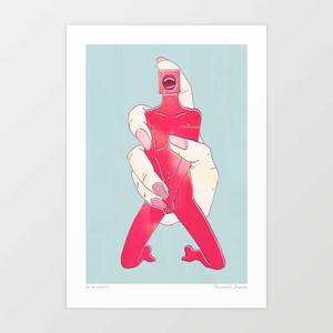 'Eau de Toilette' Art Print by Vertigo Artography | Surreal Feminist P&hellip;