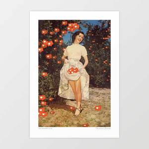 'The Orchard of Me' Art Print by Vertigo Artography | Pop Surrealist V&hellip;