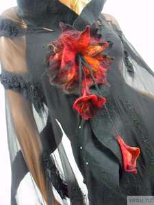 Accesories: Flower brooch 4232