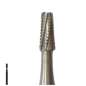Products: 5 pack VDS 701 feline cross cut fissure bur, 17mmm FG shaft