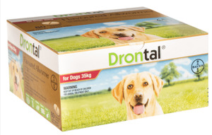 Drontal All Wormer TASTY CHEW For Dogs 35kg Vet Online Co
