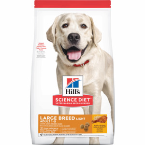 Products: Hills Science Diet Adult Light Large Breed Dry Dog Food 12kg