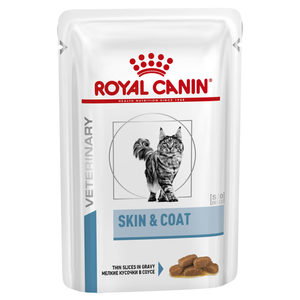 Products: Royal Canin Skin & Coat Feline Cat Food Pouches 85gm x12