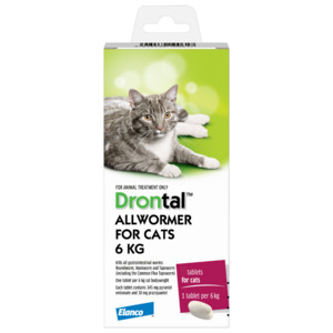 Products: Drontal Allwormer for Cats 6kg