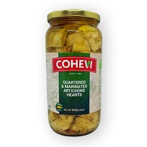 antipasto: Artichokes Marinated Cohevi