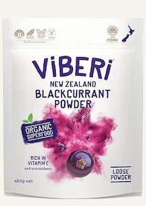 Blackcurrant Boost: Organic Blackcurrant Powder 450g (Loose Powder)