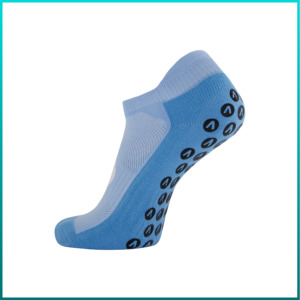 Socks: Grip Socks - Sky Blue Ankle