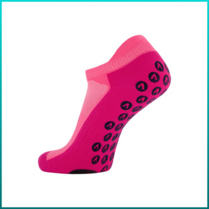Socks: Grip Socks - Pink Ankle