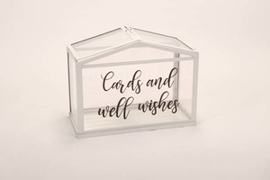 Products: Clear gift + card box