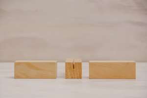 Wooden block holder