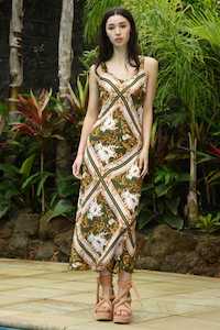 Dress: South Beach - Pink & Olive