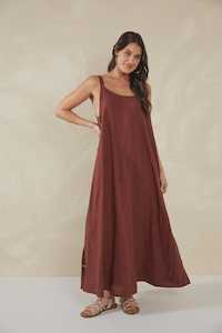 Florence Tank Maxi - Espresso