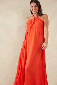 Portofino Halter Maxi - Aperol