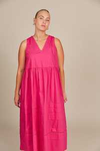 Remi Tank Dress - Raspberry