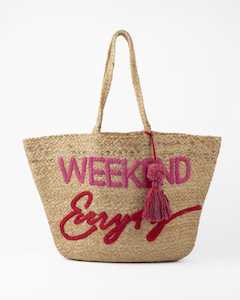 SHOPPER BAG JUTE WEEKEND EVERYDAY