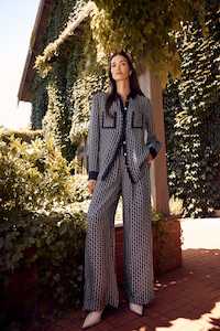 Willa Wide Leg Pant - Chain