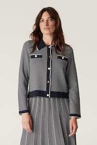 Cable: Astoria Crepe Jacket - Navy