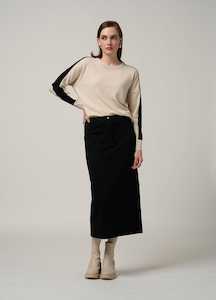 Getaway Crew Sweater Chalk Marle