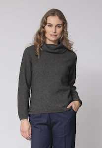 MOSS STITCH COWL - MORAINE