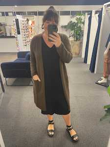 Knits: LONGLINE COAT - TABAGO