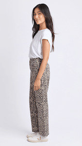 Leopard Denim Jean