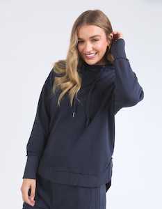 Under 150: SIMPLIFIED HOODIE NAVY