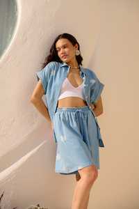 Montego Denim Short - Safira