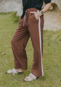 Moke: Indiana Wide Leg Pants Cocoa
