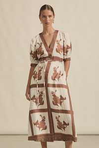 Zoe Kratzmann: Portrait Dress Coffee Collage.