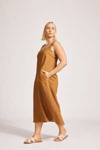 Eb Ive: Miramar Tank Maxi Dress - Caramel
