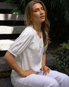 Arlo Blouse Santorini Stripe