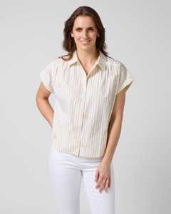 Lindy Shirt Yellow Stripe
