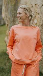 Suzy Sweater Sunset Coral