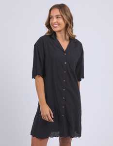 Sale: Madeleine Shirt Dress Black